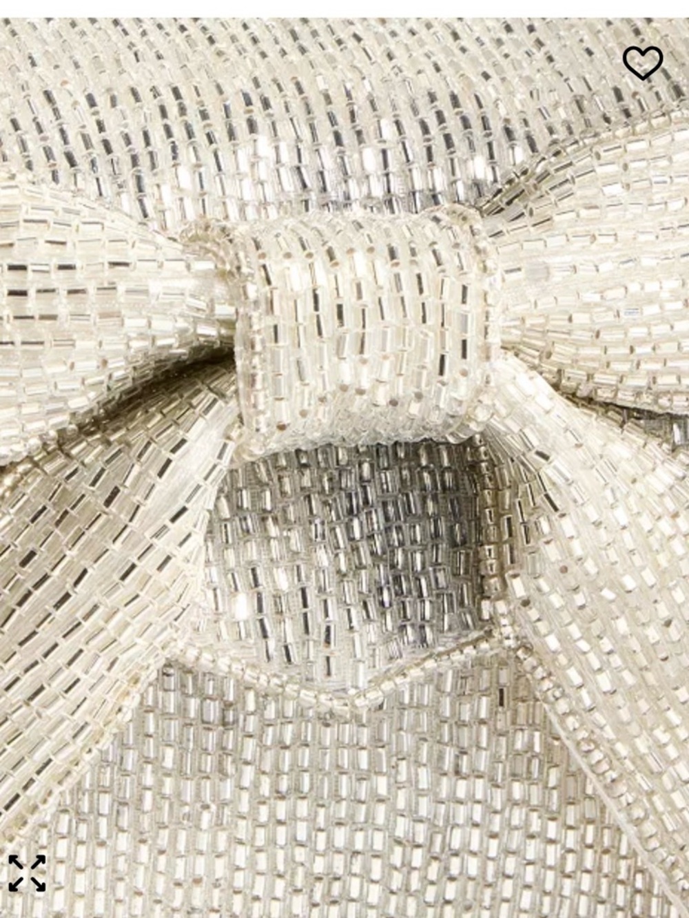On 34th Beaded Bow Mini Top Handle - Picture 5 of 10
